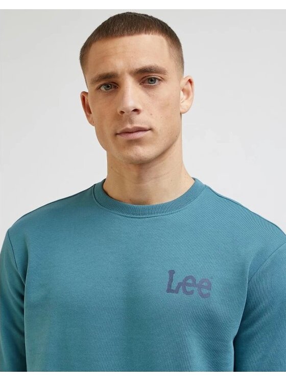 Lee Lee Felpa SWS Blu Regular Fit