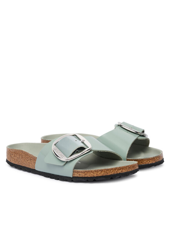 Birkenstock Birkenstock Pantoletten Madrid Big Buckle Hex 1031788 Grün