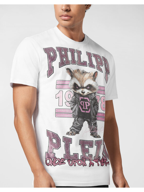 PHILIPP PLEIN PHILIPP PLEIN T-shirt 26223 Bianco Regular Fit