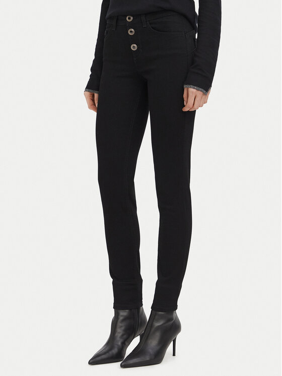 Liu Jo Farmer UF6002 D0328 Fekete Skinny Fit