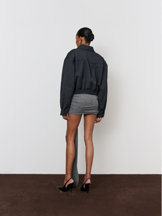 La Mania La Mania Bomber CHARLESTON Grigio Classic Fit