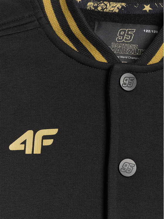 4F 4F Bluza MOTOSPORTS 2026 Czarny Regular Fit
