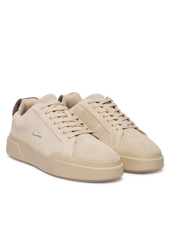 Calvin Klein Calvin Klein Sneakersy Chunky Cupsole Laceup Su YM0YM01453 Béžová