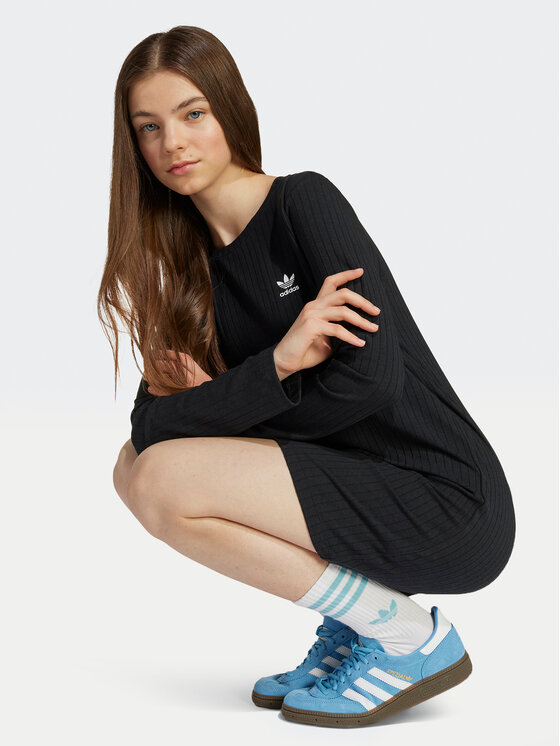 adidas adidas Sukienka codzienna JX2849 Czarny Slim Fit