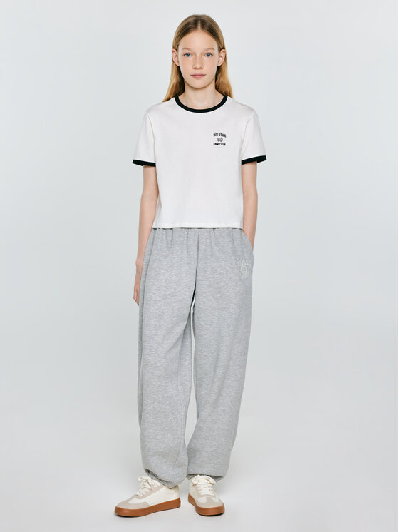 BIG STAR BIG STAR T-Shirt LILLIA Biały Basic Fit