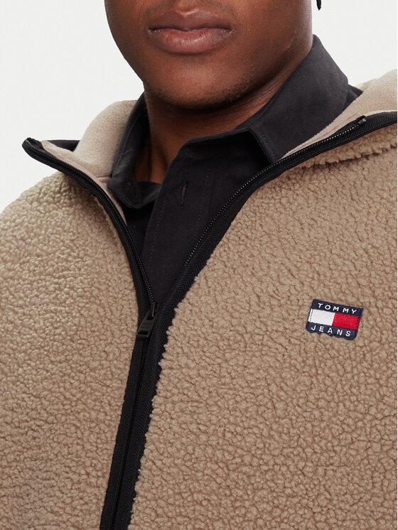 Tommy Jeans Tommy Jeans Flis DM0DM19224 Bež Regular Fit