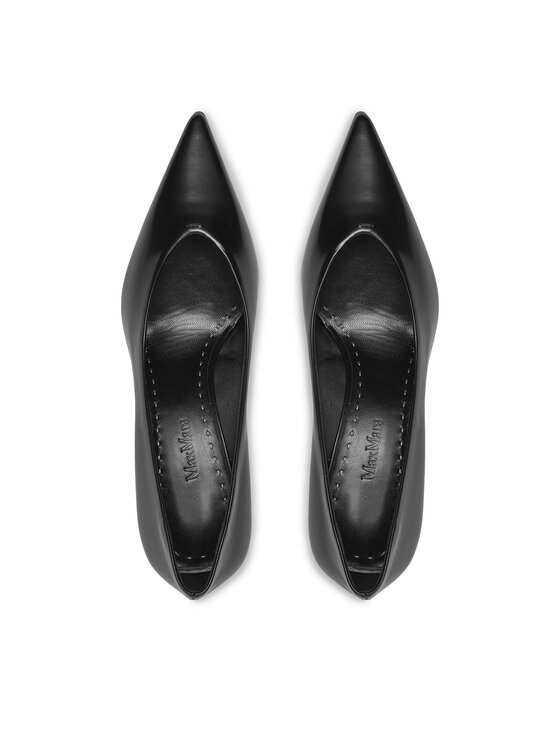 Max Mara Max Mara Pantofi cu toc subțire Mmpump 24145210716 Negru