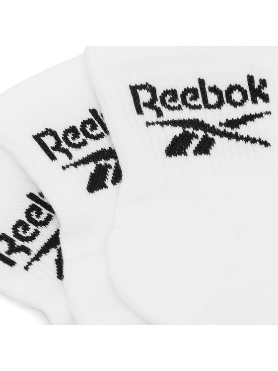 Reebok Reebok Набір з 3 пар низьких шкарпеток unisex R0427-SS24 (3-pack) Білий