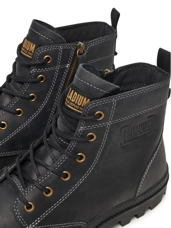 Palladium Palladium Pohodni čevlji Pampa Zip Lth Legacy 79502-008-M Črna