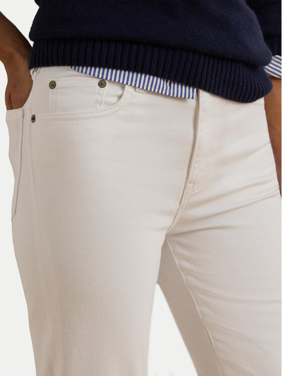 LAUREN RALPH LAUREN LAUREN RALPH LAUREN Jeansy 200926078001 Biały Skinny Fit