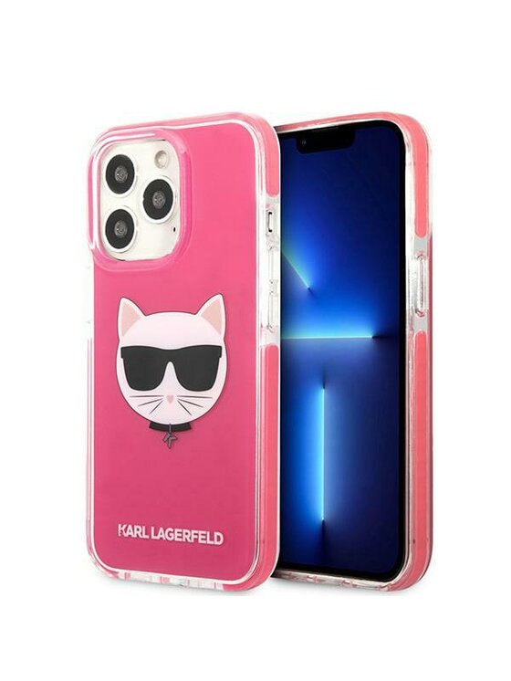Etui na telefon KARL LAGERFELD, Fioletowe, iPhone 13 Pro Max