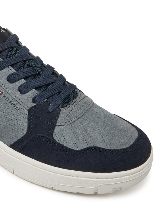 Tommy Hilfiger Tommy Hilfiger Снікерcи Basket Core Lite Suede FM0FM05519 Сірий