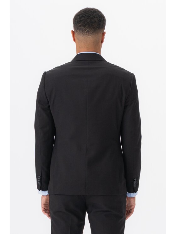 TeeShoppen TeeShoppen Marynarka 'Basic Collection' Czarny Regular Fit