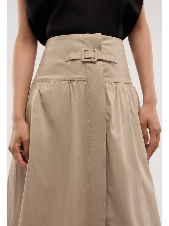 Trussardi Trussardi Gonna midi 1186A000667N012 Crema Regular Fit