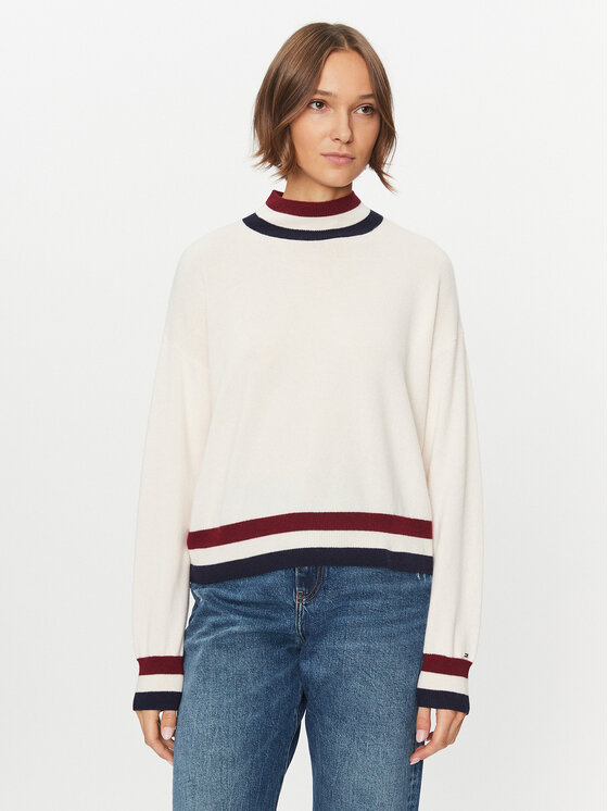 Pull col roule femme hot sale tommy hilfiger
