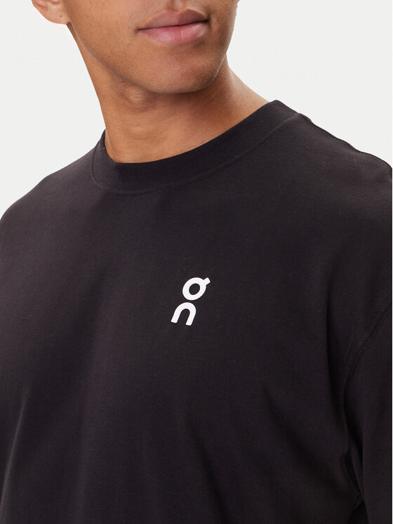 On On T-Shirt Club-T 1ME1005 Černá Relaxed Fit