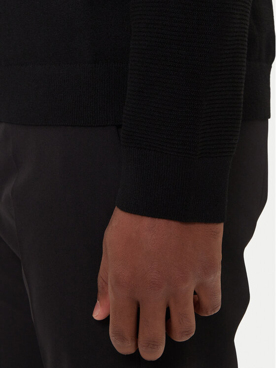 BOSS BOSS Sveter Momentum-X CN 50547507 Čierna Slim Fit