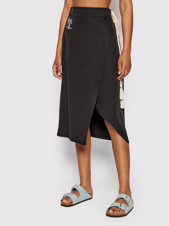 Gonna midi Tanti Nero Regular Fit