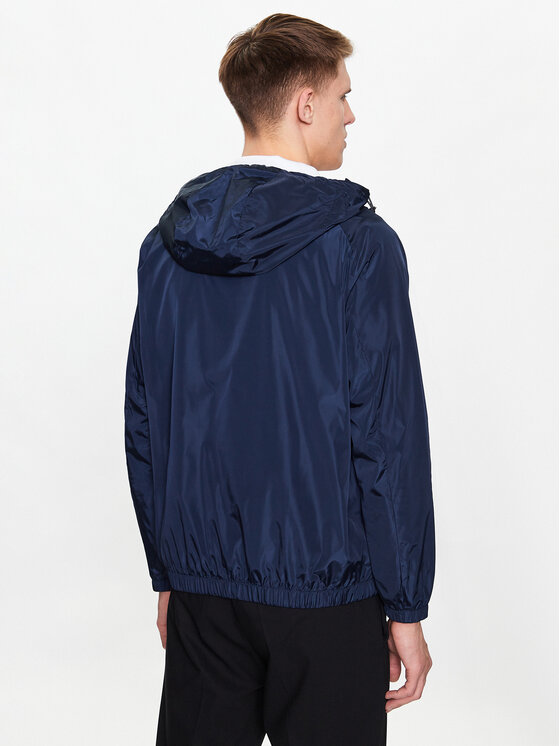 J.Lindeberg J.Lindeberg Prehodna jakna Trace Solid FMOW07703 Mornarsko modra Regular Fit