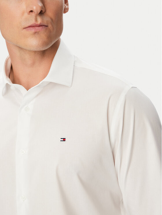 Tommy Hilfiger Tommy Hilfiger Krekls MW0MW45307 Balts Regular Fit