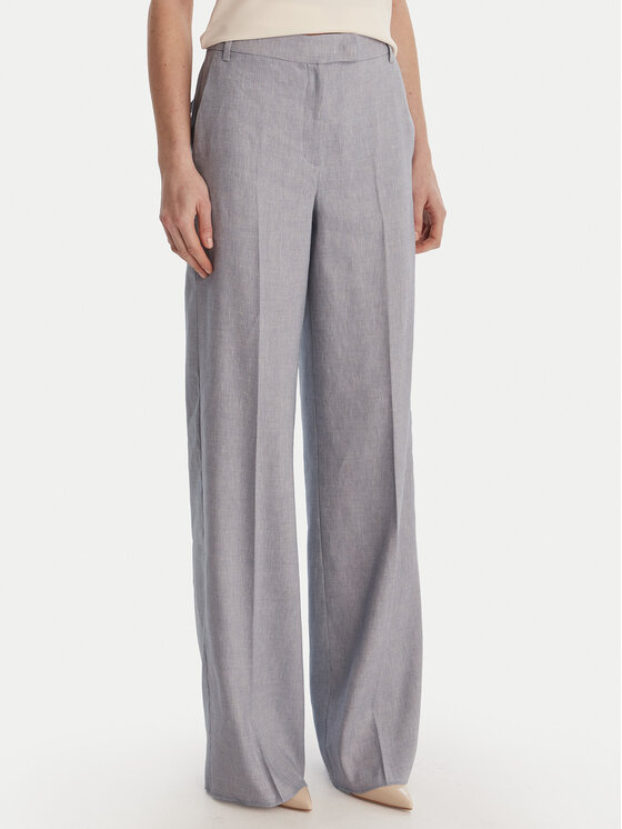 Marella Marella Stoffhose Odino 2613131121 Himmelblau Straight Fit