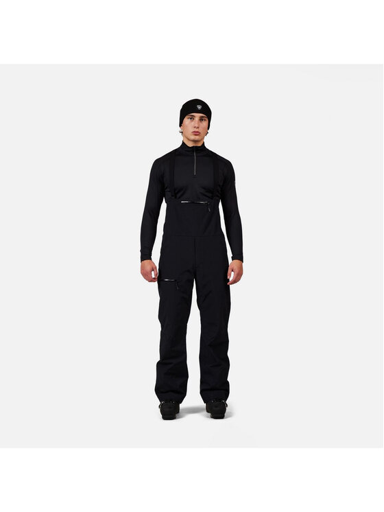 Rossignol Rossignol Spodnie narciarskie Outerlimits Insulated Bib Czarny Relaxed Fit