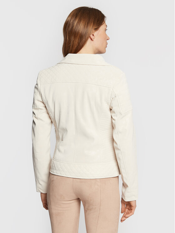 Giacca in similpelle Olivia W2BL62 WE5V0 Bianco