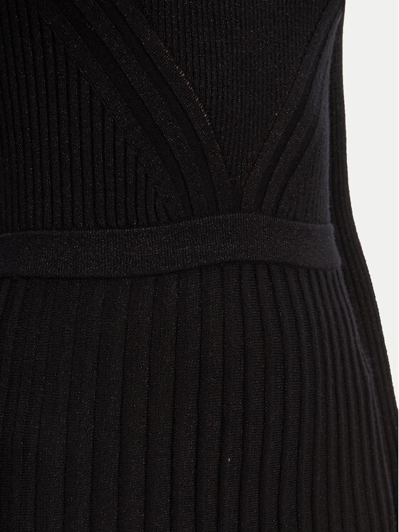 United Colors Of Benetton United Colors Of Benetton Sukienka dzianinowa 1QMKDV01W Czarny Regular Fit