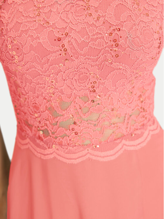 Swing Swing Večernja haljina 5AI01400 Koraljna Regular Fit