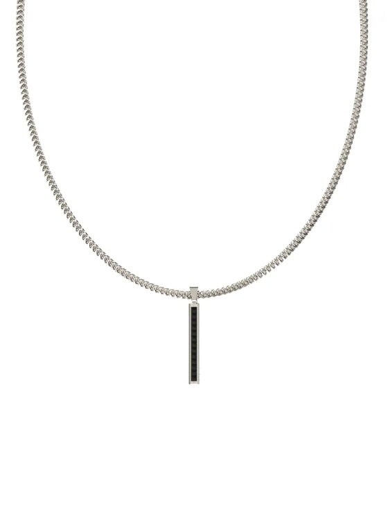 Guess Guess Naszyjnik JUMN05098JW Srebrny