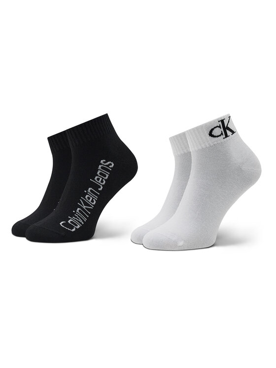 Set di 2 paia di calzini lunghi da uomo Calvin