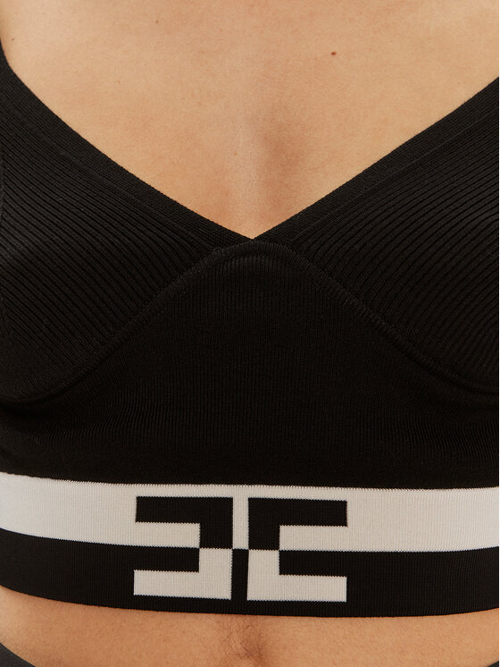 Elisabetta Franchi Elisabetta Franchi Palaidinė MK-55S-46E2-V250 Juoda Slim Fit