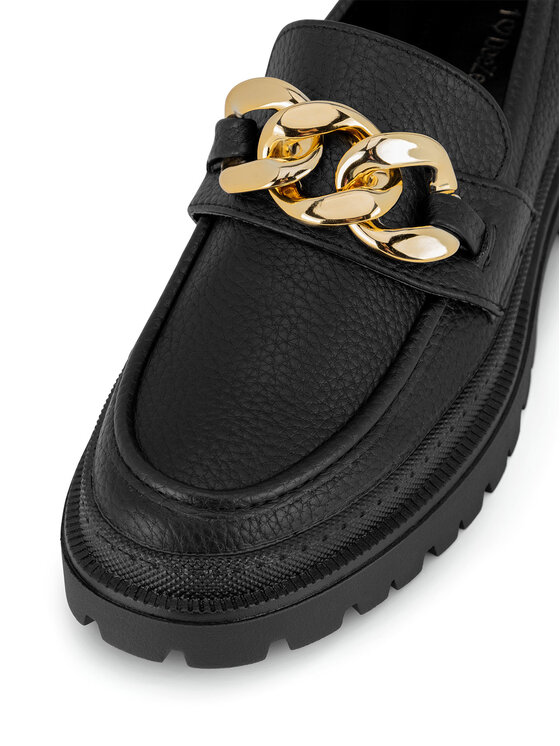 DeeZee DeeZee Loafersy 23038T259 Czarny