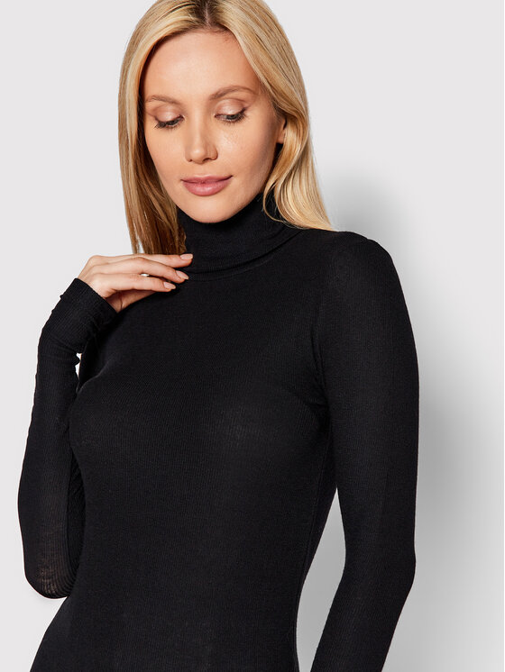 Dolcevita Angela Roll BBW1070 Nero Slim Fit