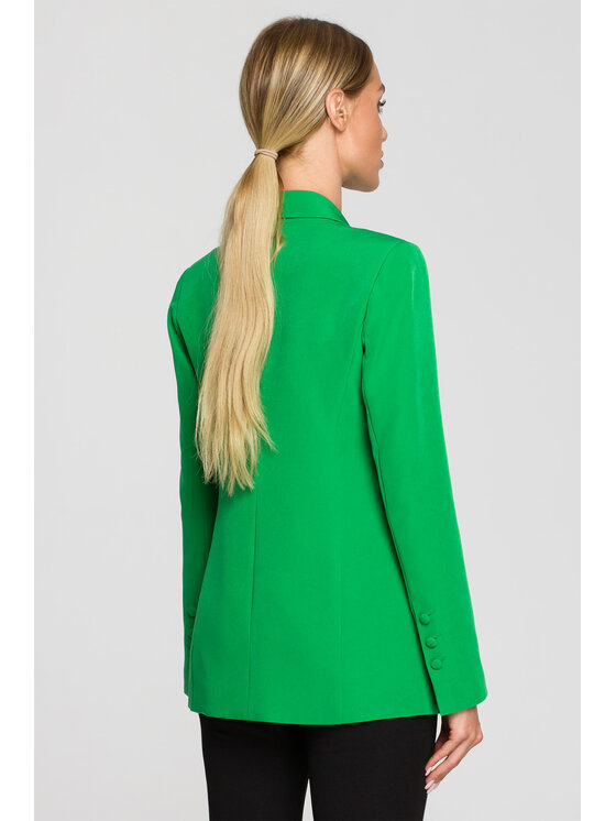 Made of Emotion Made of Emotion Marynarka M701 Zielony Casual Fit