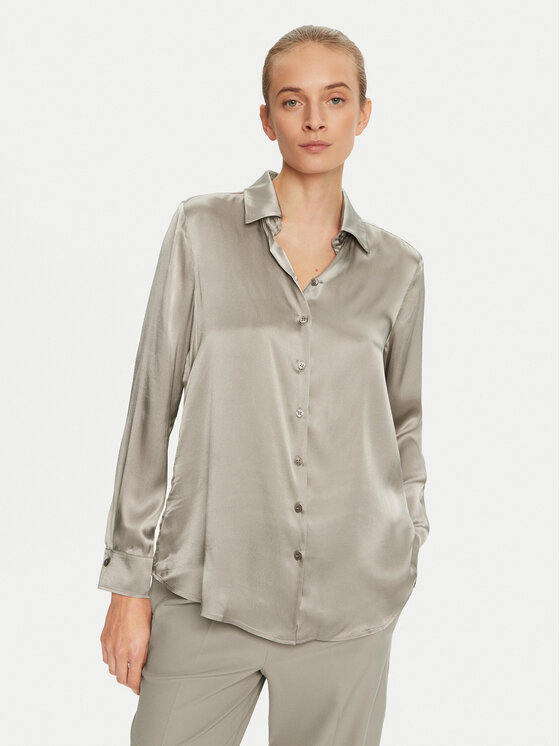 Marella Marella Camicia Sifone 2423116035 Beige Regular Fit