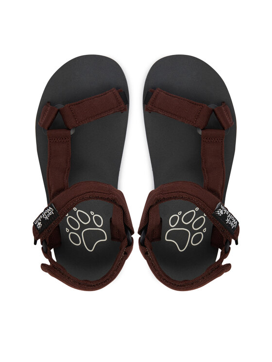 Jack Wolfskin Jack Wolfskin Sandały Taiga A65623 Brązowy ciemny