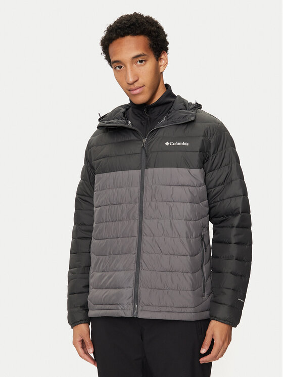 Columbia Zimné bundy Powder Lite II 2086944 Sivá Regular Fit
