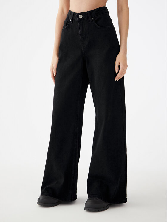 Jeans Cartagena Wide Nero Regular Fit