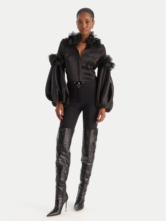 Babylon Babylon Μπλουζάκι S00303 Μαύρο Regular Fit