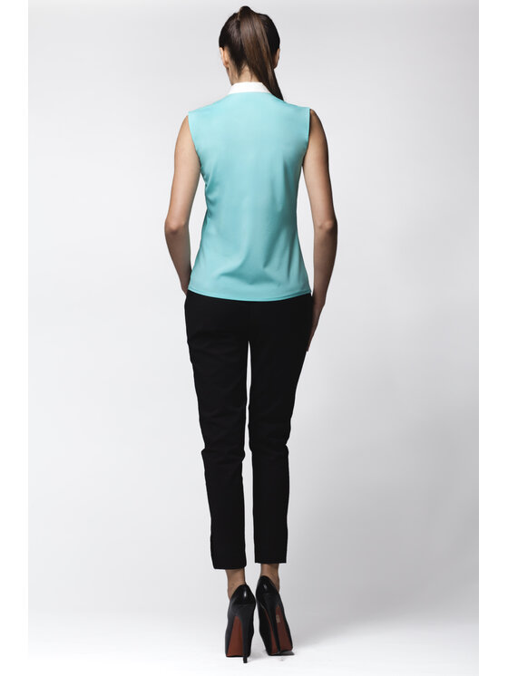 Awama Awama Koszula A023 Niebieski Basic Fit