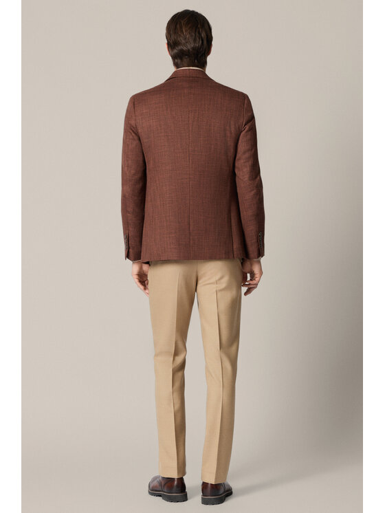 Lancerto Lancerto Marynarka Volterra MA131126000017 Brązowy Slim Fit