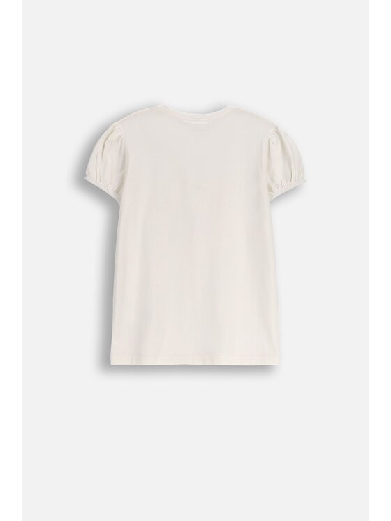 Coccodrillo Coccodrillo T-Shirt ZC5143201EJG-003 Écru Regular Fit
