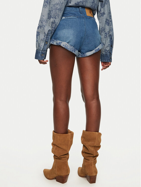 One Teaspoon One Teaspoon Farmer rövidnadrág Sailors 26719 Sötétkék Regular Fit