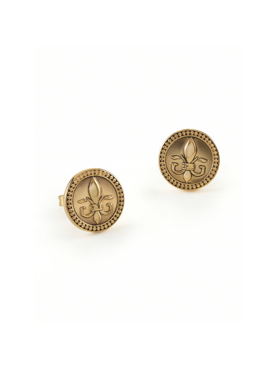 Guess Guess Naušnice JUME70003JWGL Zlatá