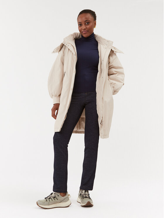 Guess Guess Zimní kabát Rolanda W3BL77 WFVW0 Béžová Regular Fit