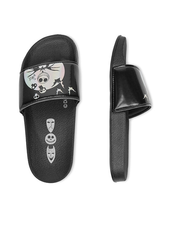 NIGHTMARE BEFORE CHRISTMAS NIGHTMARE BEFORE CHRISTMAS Şlapi CEO-AW25-355DNBC Negru