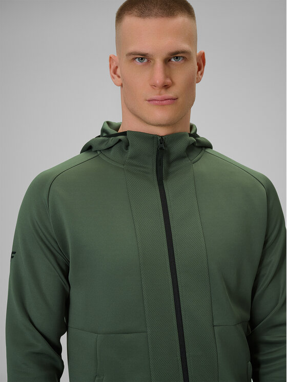 4F 4F Bluza ATHLETIC Khaki Regular Fit
