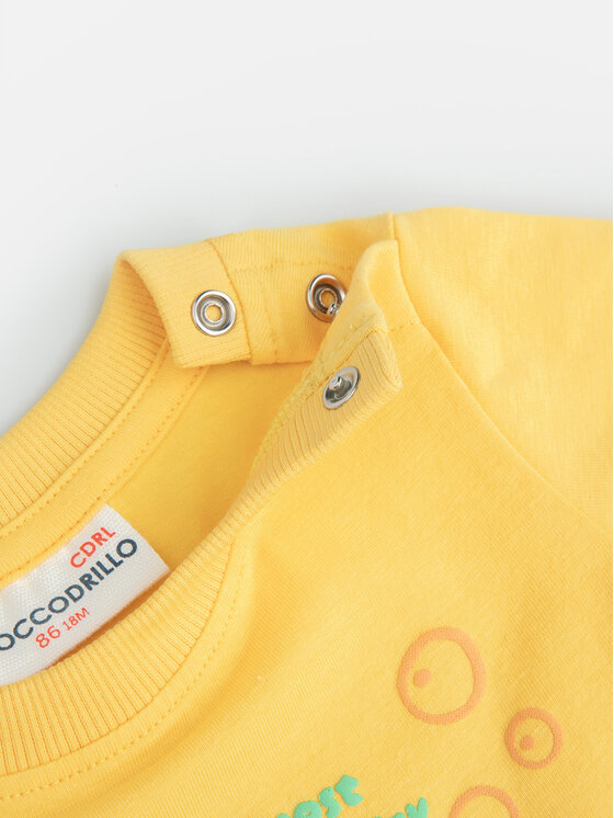 Coccodrillo Coccodrillo Детско боди WC4112202UWN Жълт