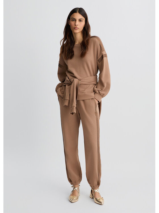 Liu Jo Liu Jo Felpa TA5048FS000X0675 Marrone Regular Fit